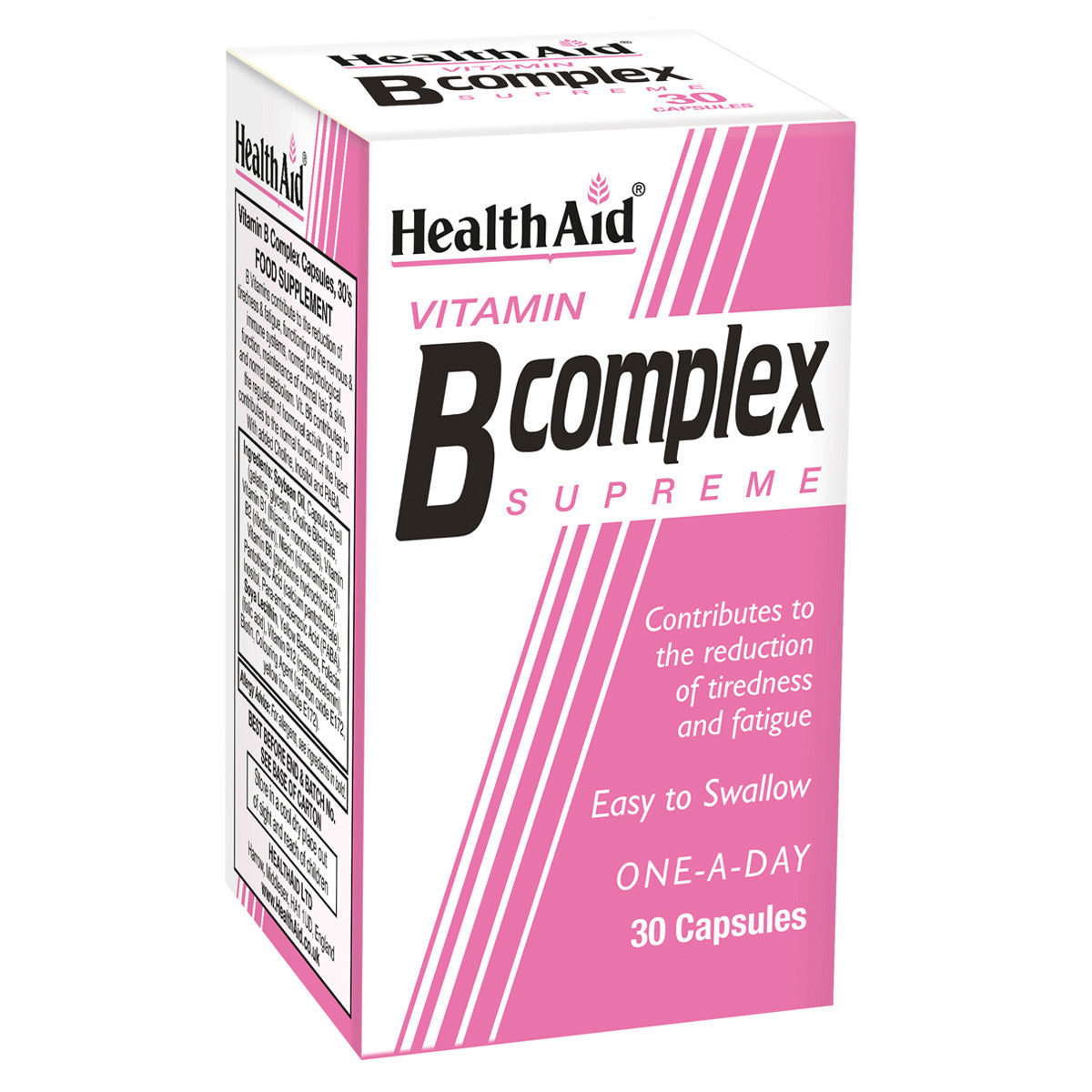 Vitamin B Complex Supreme Capsules – HealthAid®